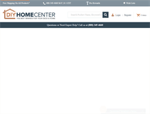 Tablet Screenshot of diyhomecenter.com